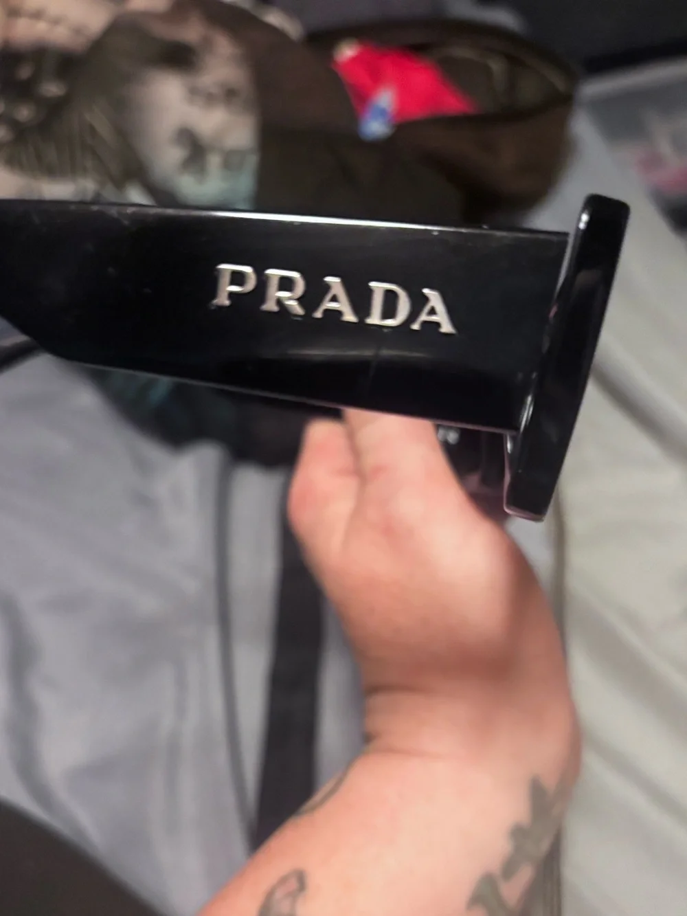Prada Men's Linea Rossa Ps A07s Sunglasses